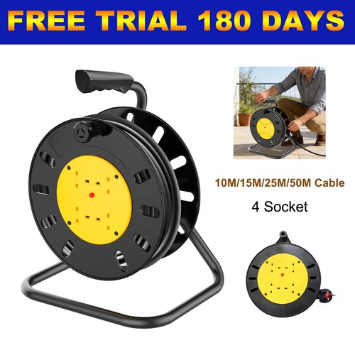 Outdoor extension cable reel - cable,