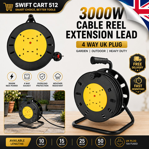 3000w cable reel - cable, extension