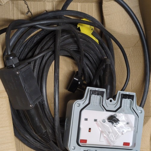 Outdoor double plug socket - plug,
