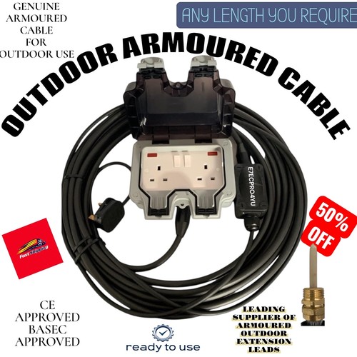 Outdoor double plug socket - plug,