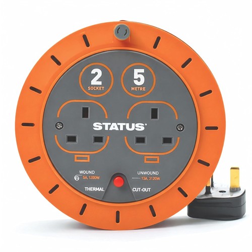 Heavy duty socket cable - heavy, reel