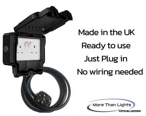 Outdoor outside extension lead - outdoor/outside,