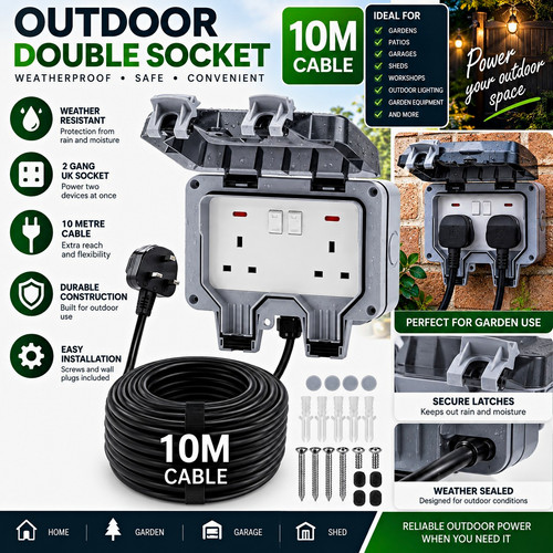 Outdoor weatherproof double - weatherproof,