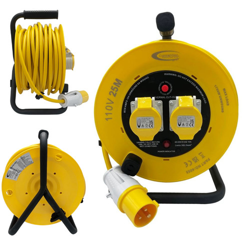 Cable reel 25m 110v outdoor - cable,